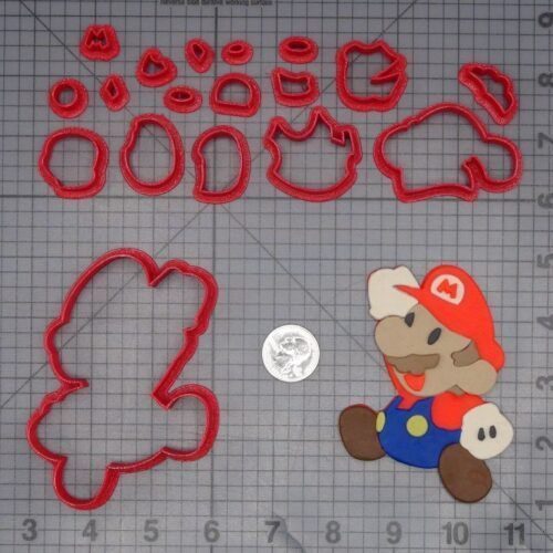 Super Mario Body 266-L631 Cookie Cutter Set