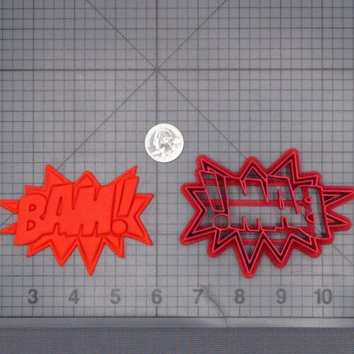 Action Comic Bubble - Bam 266-L823 Cookie Cutter