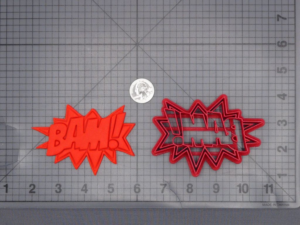 JB_Action Comic Bubble - Bam 266-L823 Cookie Cutter