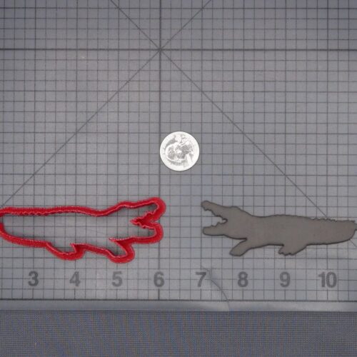 Alligator Body 266-L946 Cookie Cutter Silhouette