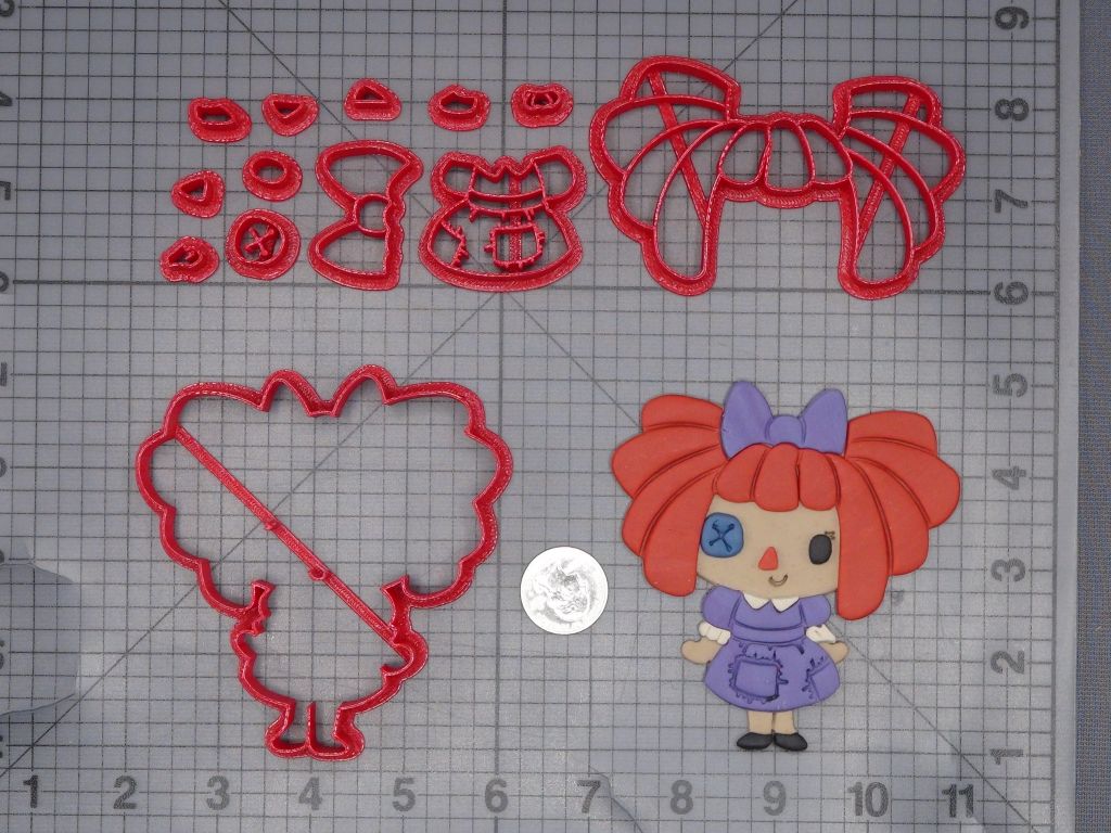 Amazing Digital Circus - Ragatha Body 266-L856 Cookie Cutter Set