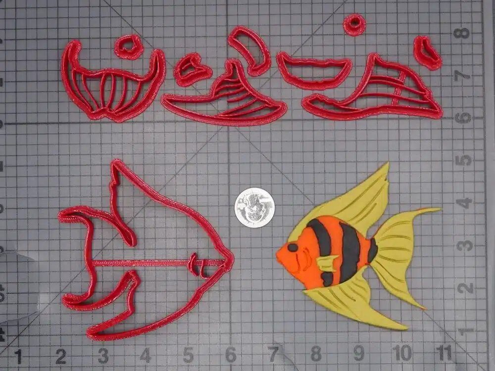 Angel Fish 266-L794 Cookie Cutter Set