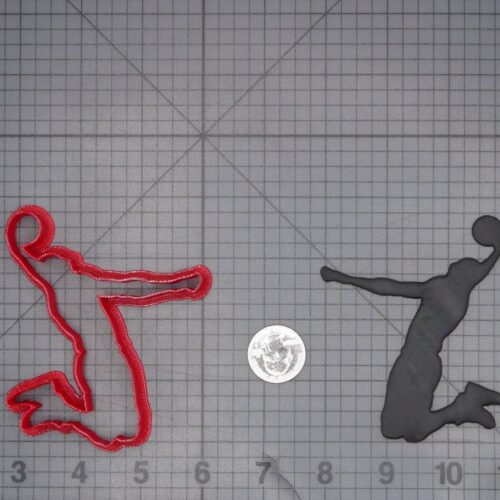 Basketball Player Body 266-L873 Cookie Cutter Silhouette