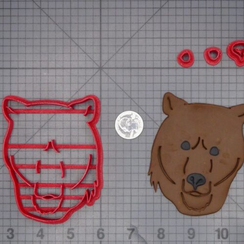 Bear Head 266-L916 Cookie Cutter Set