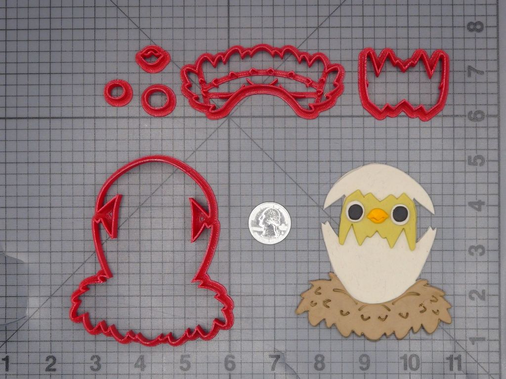 Bird Hatching 266-L795 Cookie Cutter Set