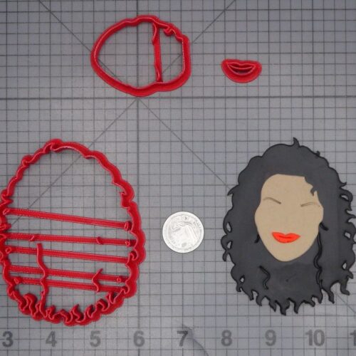 Blank Woman Head 266-L886 Cookie Cutter Set