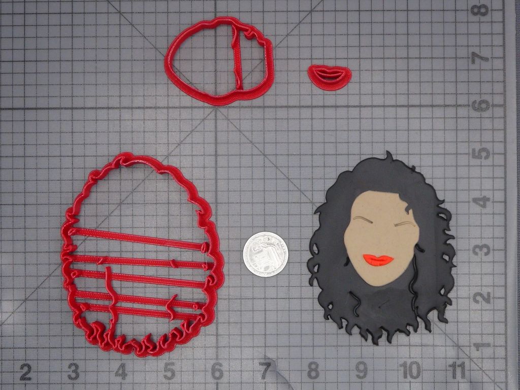 Blank Woman Head 266-L886 Cookie Cutter Set