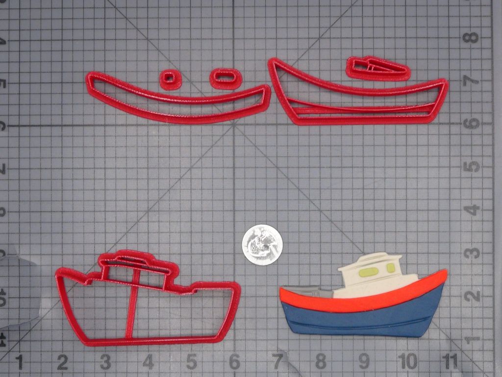 Boat 266-L938 Cookie Cutter Set