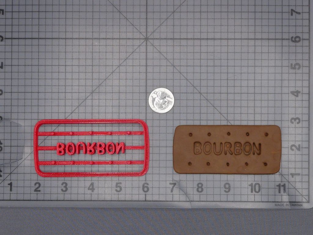 Bourbon Biscuit 266-L947 Cookie Cutter