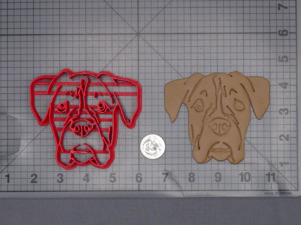Boxer Dog Head 266-L851 Cookie Cutter