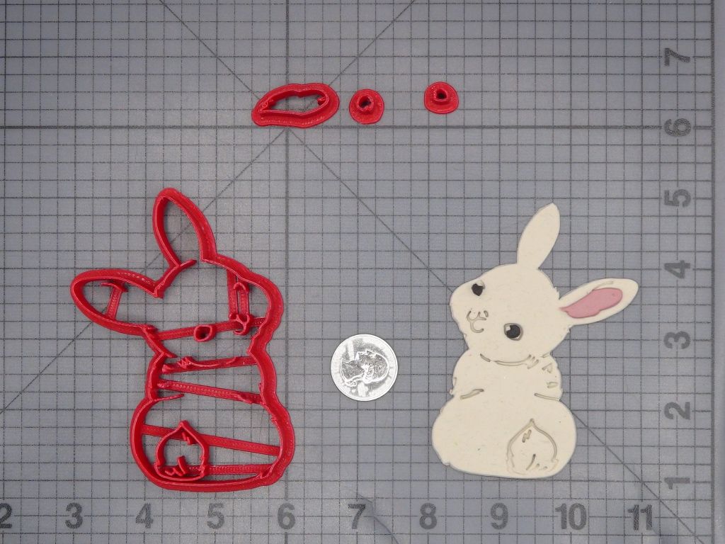 Bunny Body 266-L919 Cookie Cutter Set