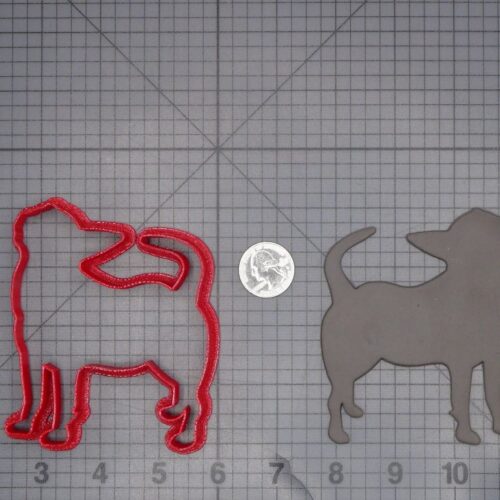 Chihuahua Dog Body 266-L821 Cookie Cutter Silhouette