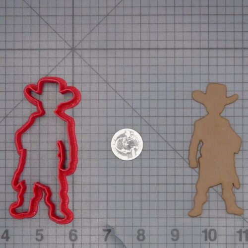 Cowboy Body 266-L871 Cookie Cutter Silhouette