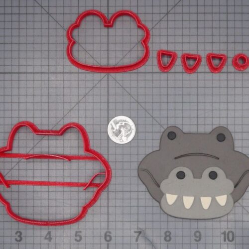Crocodile Head 266-L941 Cookie Cutter Set