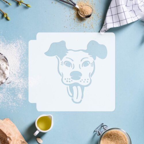 Dog Head 783-J364 Stencil