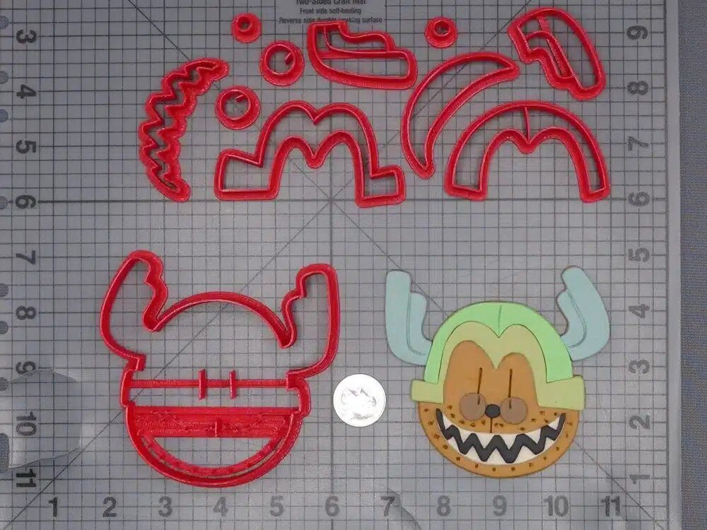 Dog Man - Grandpa Crud Head 266-L932 Cookie Cutter Set