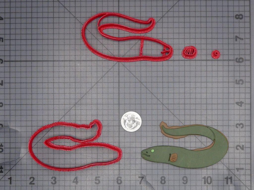 Eel Body 266-L939 Cookie Cutter Set