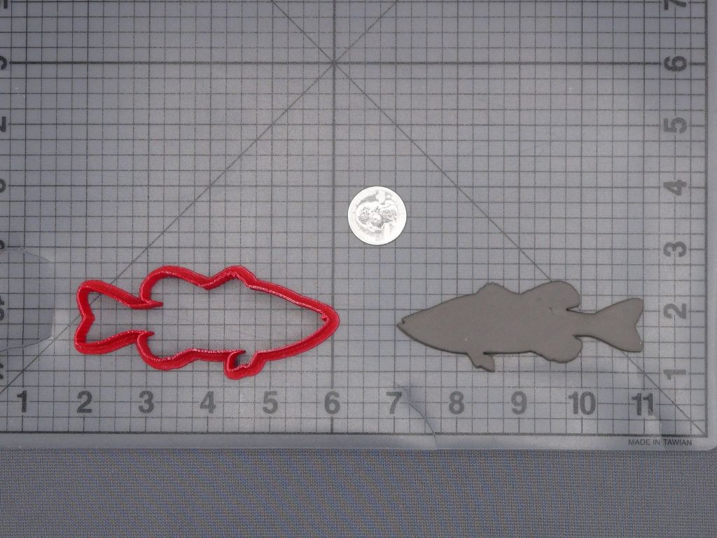 Fish 266-L898 Cookie Cutter Silhouette