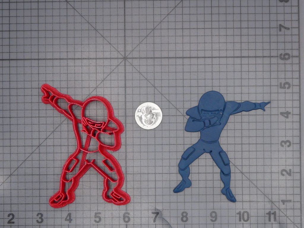 Football Player Dabbing 266-L876 Cookie Cutter