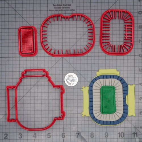 Football Stadium 266-L920 Cookie Cutter Set