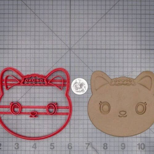 Gabbys Dollhouse - Kitty Fairy Head 266-L805 Cookie Cutter