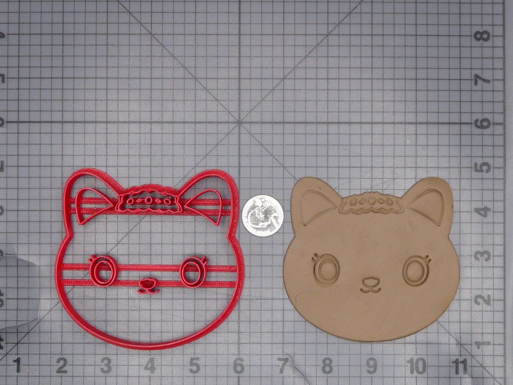 Gabbys Dollhouse - Kitty Fairy Head 266-L805 Cookie Cutter
