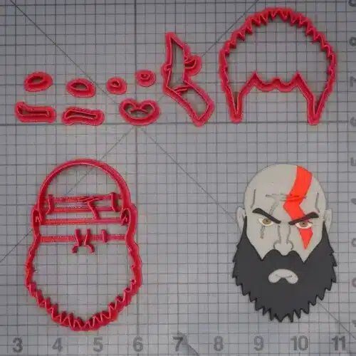 God of War - Kratos Head 266-L960 Cookie Cutter Set