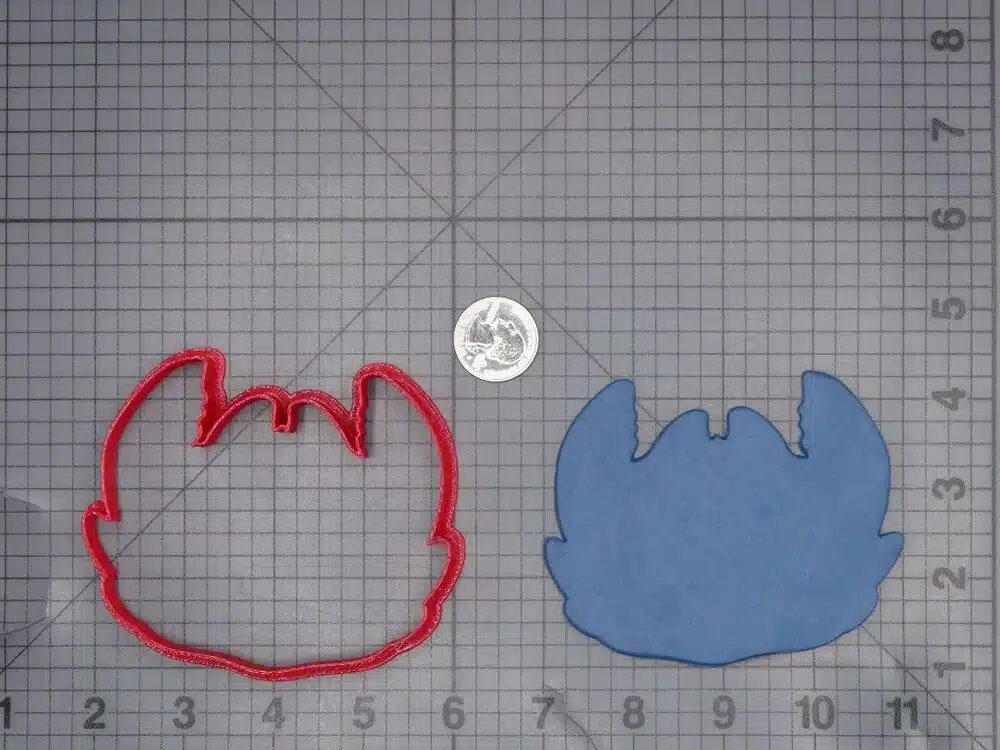JB_How to Train Your Dragon - Toothless Head 266-L880 Cookie Cutter Silhouette