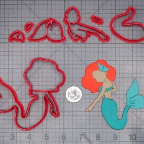 Mermaid Body 266-L762 Cookie Cutter Set
