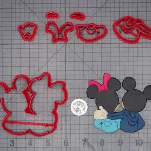 Minnie Mouse and Mickey Mouse 266-L957 Cookie Cutter Set