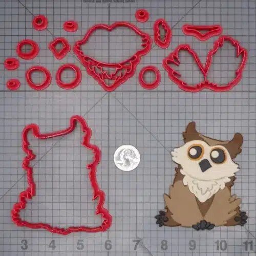 Owl Bird 266-L740 Cookie Cutter Set