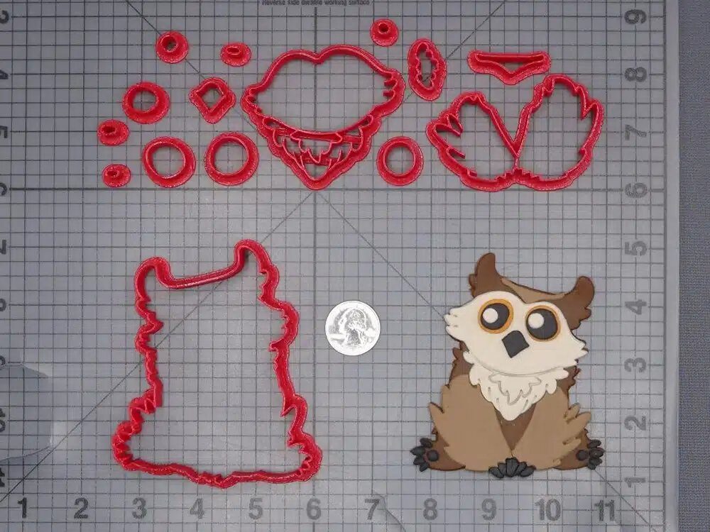 Owl Bird 266-L740 Cookie Cutter Set