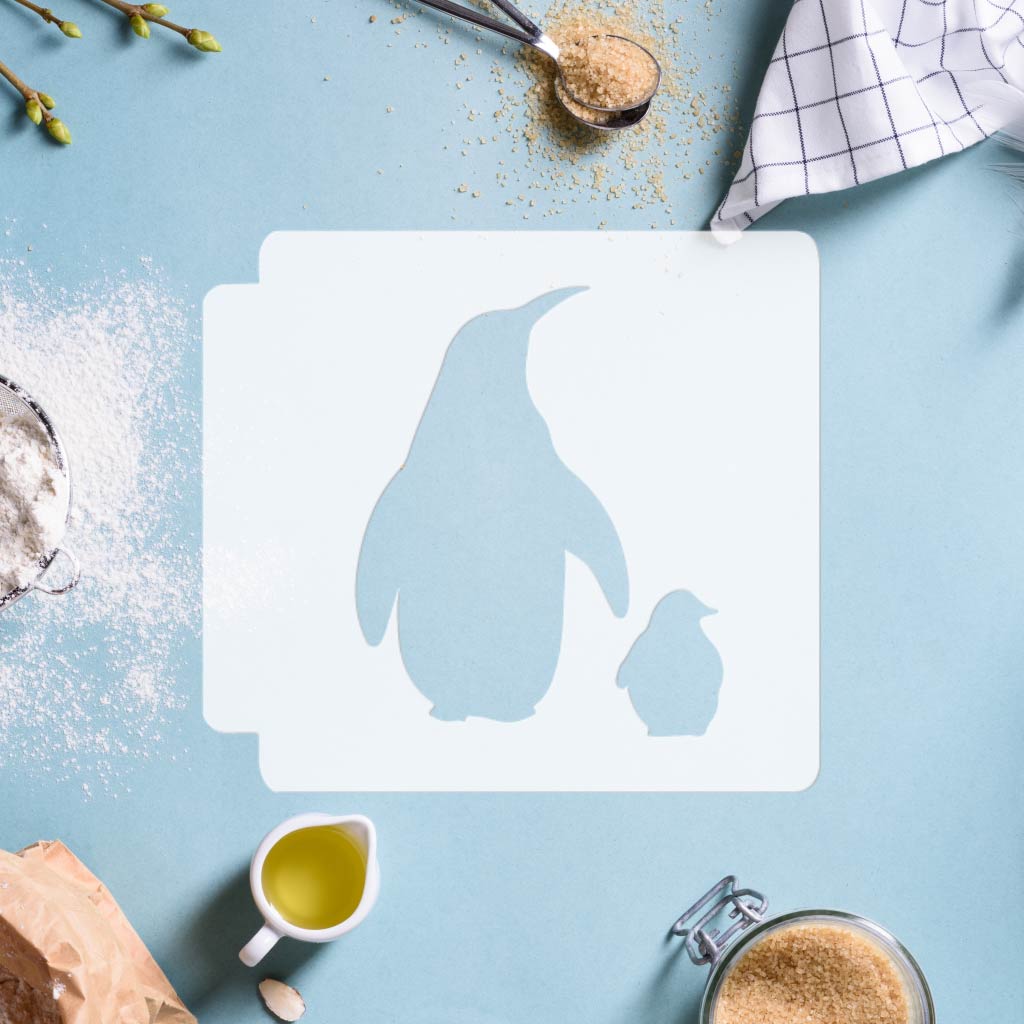 JB_Penguin Mom and Baby 783-J387 Stencil