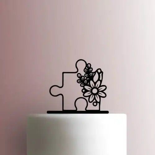 Puzzle Flower 225-C141 Cake Topper