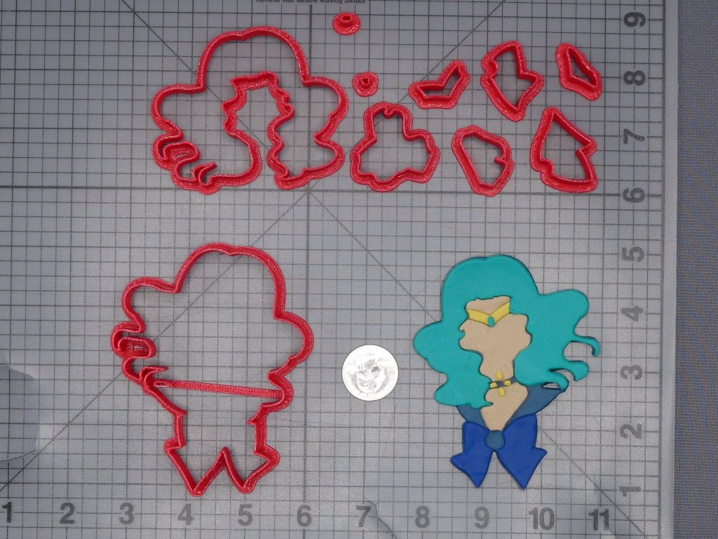 Sailor Moon - Neptune 266-L860 Cookie Cutter Set