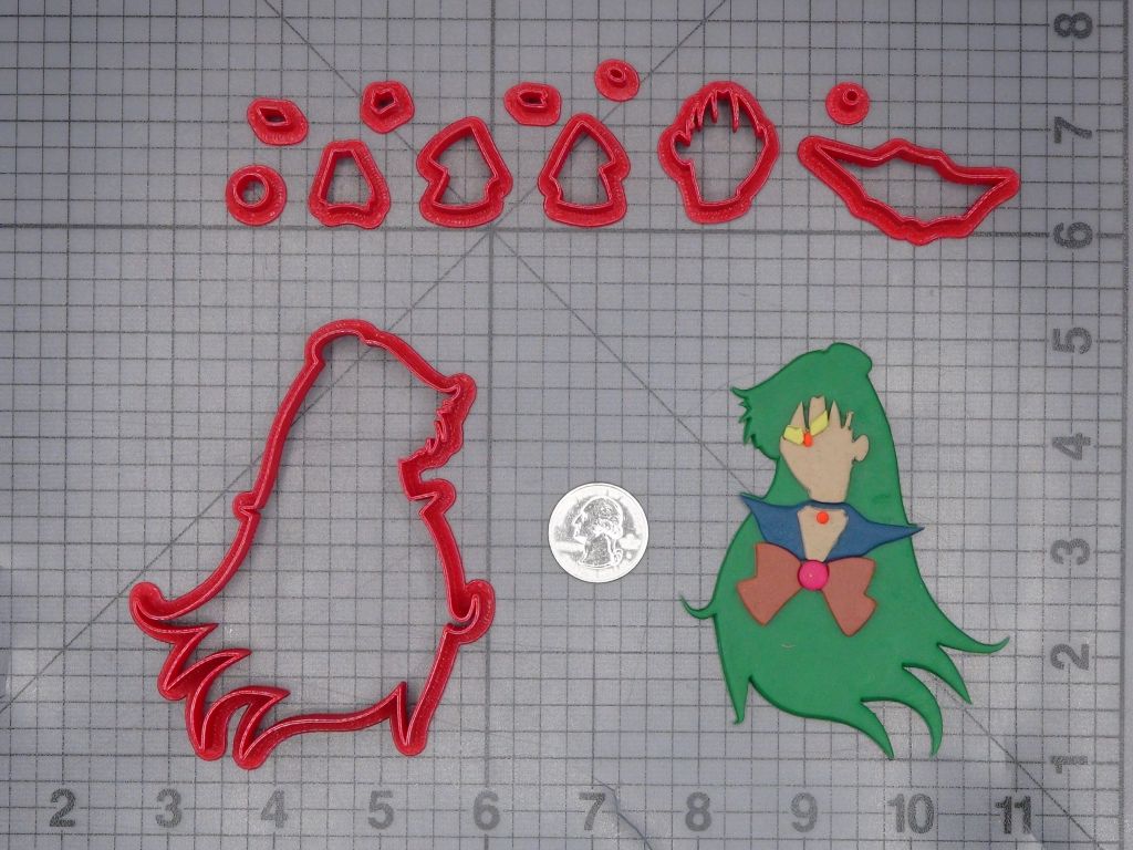 Sailor Moon - Pluto 266-L709 Cookie Cutter Set