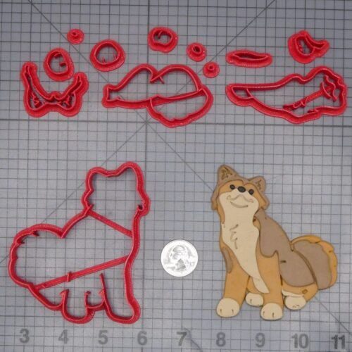 Shiba Inu Dog 266-L737 Cookie Cutter Set