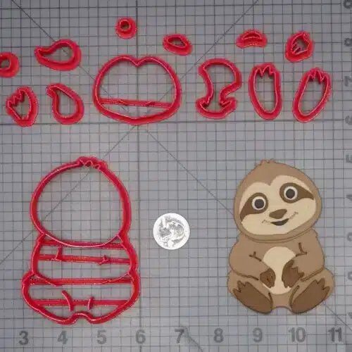 Sloth 266-L813 Cookie Cutter Set