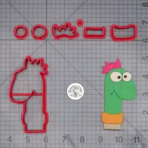 Sock Puppet 266-L812 Cookie Cutter Set