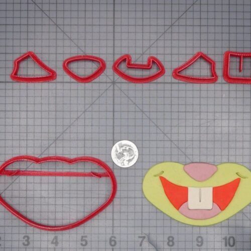 Spongebob Squarepants - Sandy Mouth 266-L633 Cookie Cutter Set