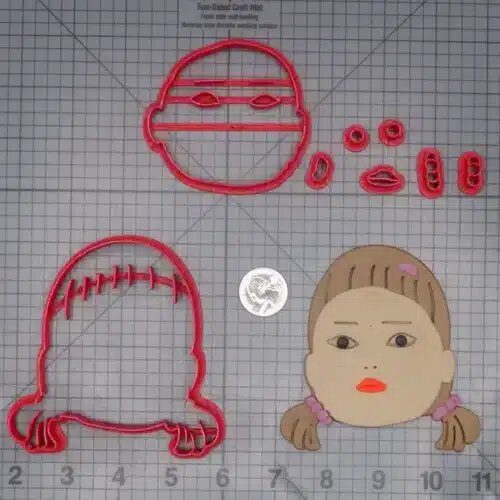 Squid Games - Doll Head 266-L884 Cookie Cutter Set