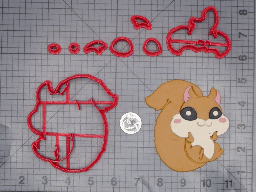 Squirrel 266-L811 Cookie Cutter Set