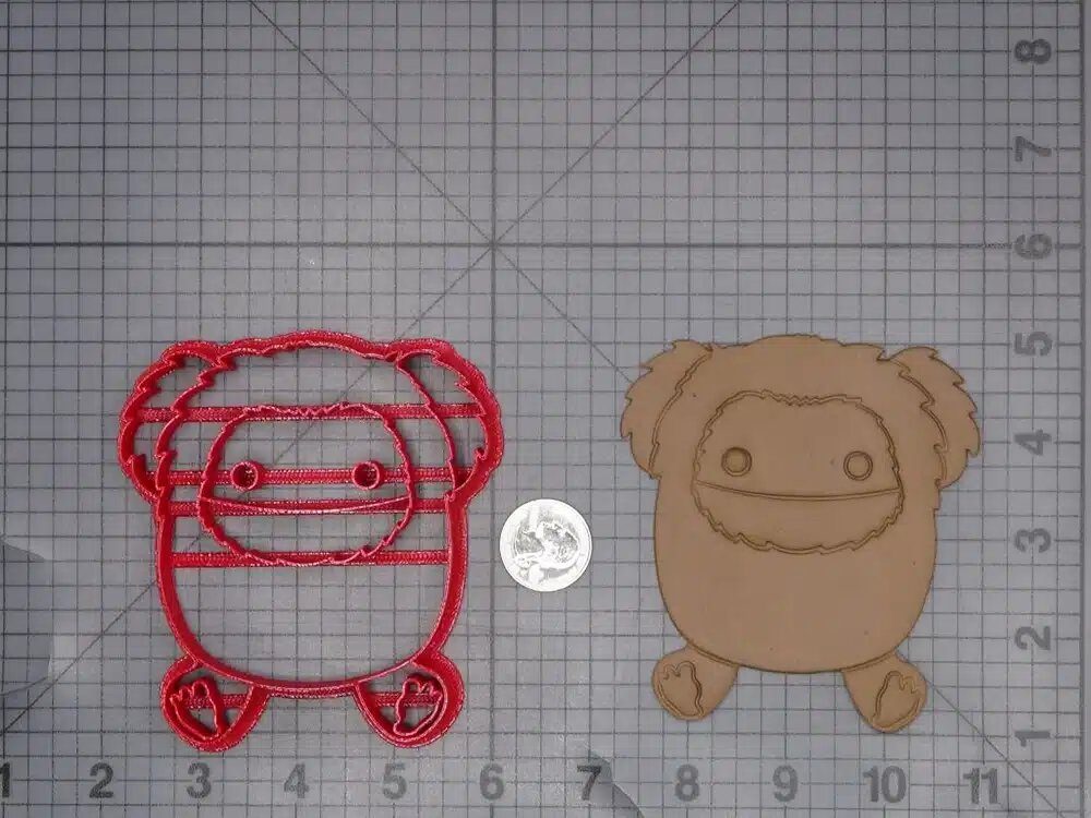 Squishmallow - Bigfoot 266-L955 Cookie Cutter