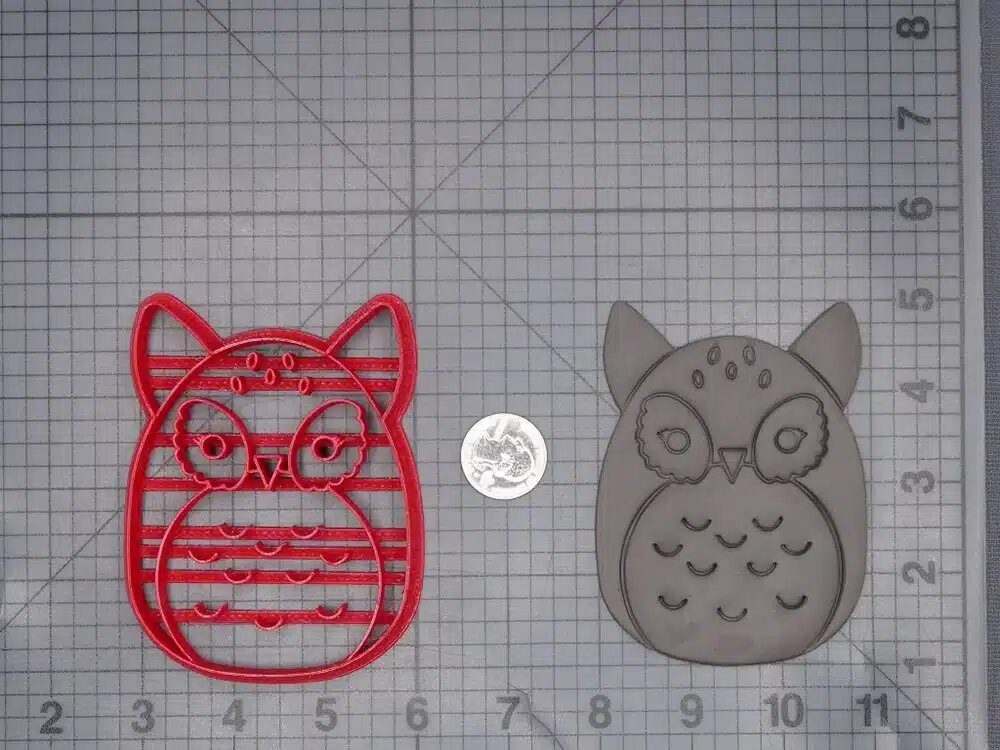Squishmallow - Nikita Owl 266-L854 Cookie Cutter