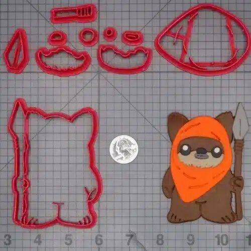 Star Wars - Ewook Body 266-L908 Cookie Cutter Set