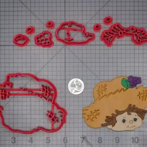Strawberry Shortcake - Huckleberry Pie Head 266-L958 Cookie Cutter Set