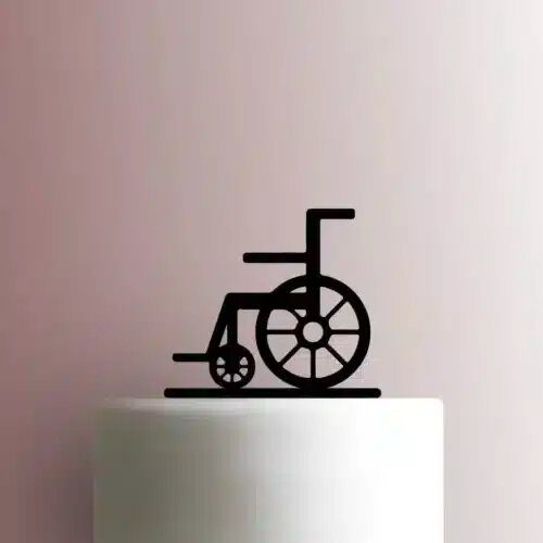 Wheelchair 225-C142 Cake Topper