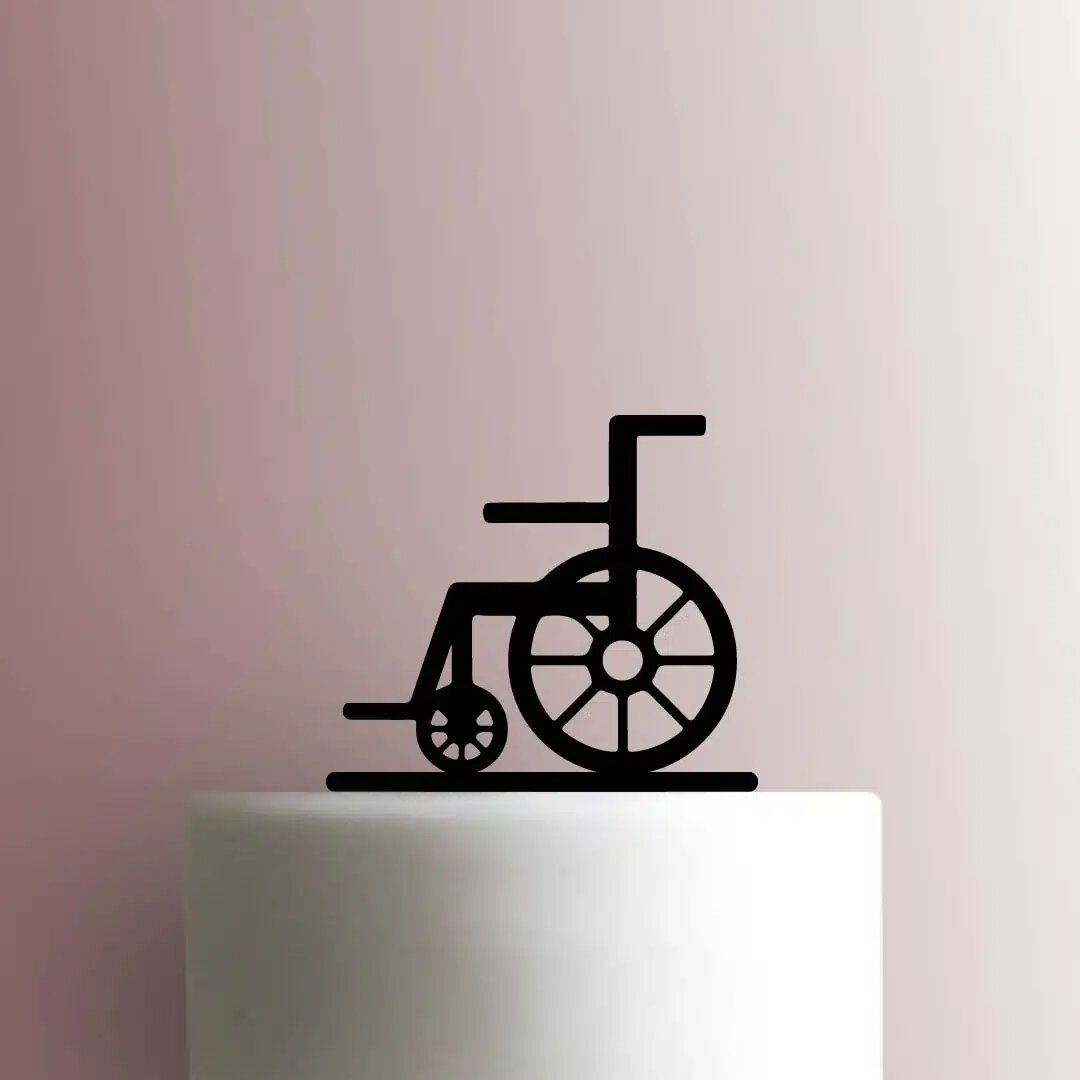 Wheelchair 225-C142 Cake Topper