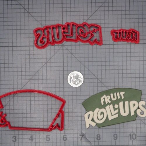 Fruit Roll Ups Logo 266-M009 Cookie Cutter Set