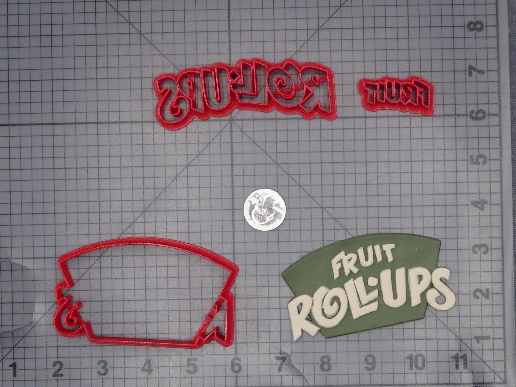 Fruit Roll Ups Logo 266-M009 Cookie Cutter Set